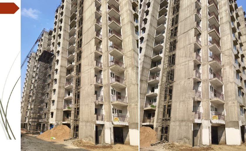 Multi-storey residential construction by Santoshi Group